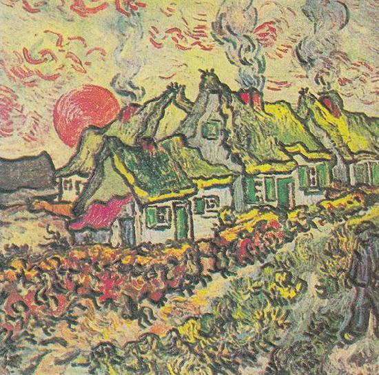 Vincent Van Gogh Farmhouses Germany oil painting art